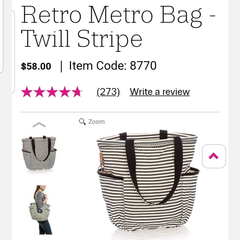 Thirty-One Retro Metro Twill Bag